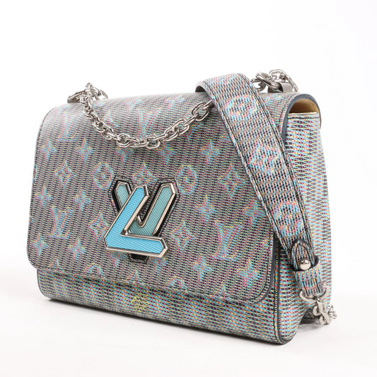 Louis Vuitton Twist MM Monogram LV Pop Crossbody Bag in Gray M55480