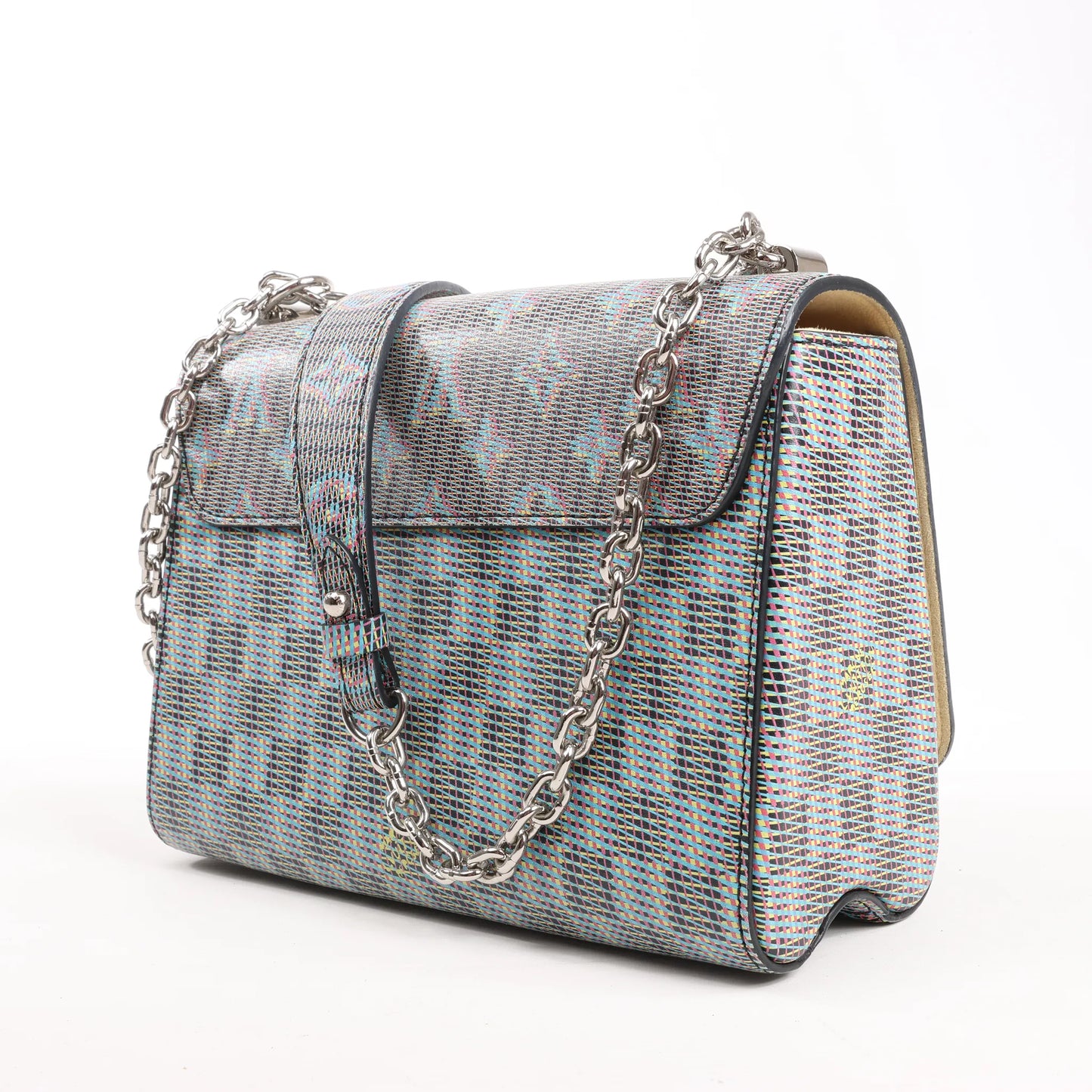 Louis Vuitton Twist MM Monogram LV Pop Crossbody Bag in Gray M55480