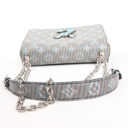 Louis Vuitton Twist MM Monogram LV Pop Crossbody Bag in Gray M55480