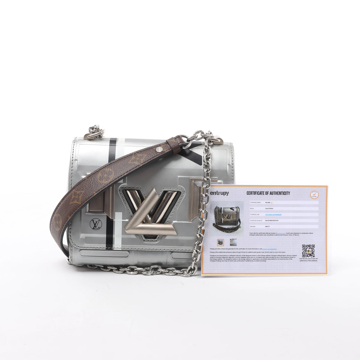 Louis Vuitton Twist PM Spaces Collection Crossbody Bag in Silver