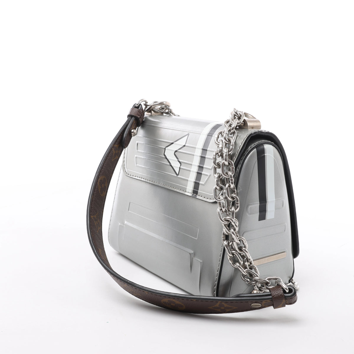 Louis Vuitton Twist PM Spaces Collection Crossbody Bag in Silver