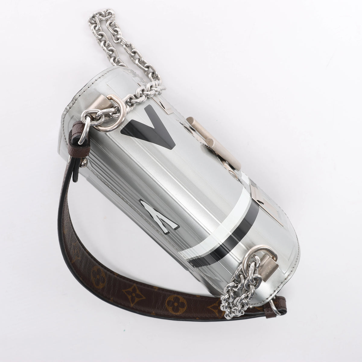 Louis Vuitton Twist PM Spaces Collection Crossbody Bag in Silver