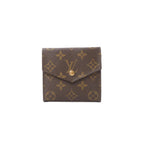 Louis Vuitton Monogram canvas Porte-Monnaie Billets wallet with envelope flap and gold-tone snap button closure