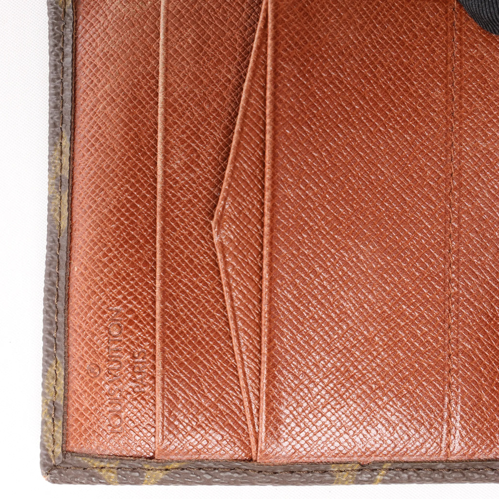 Louis Vuitton Porte-Monnaie Billets Monogram Wallet in Brown