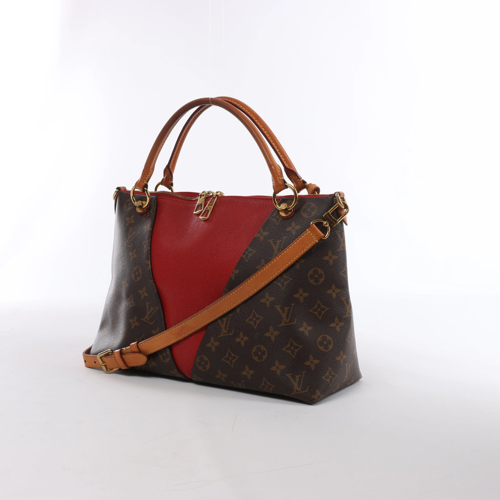Bolso de mano CELINE Cabas Horizontal de cuero de 2 vías en color rojo
