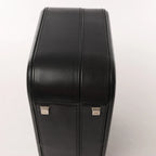 Louis Vuitton Valisette MM Monogram Glace Handbag in Black M92234