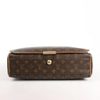 Louis Vuitton Valmy GM Monogram Canvas Messenger Crossbody Bag in Brown