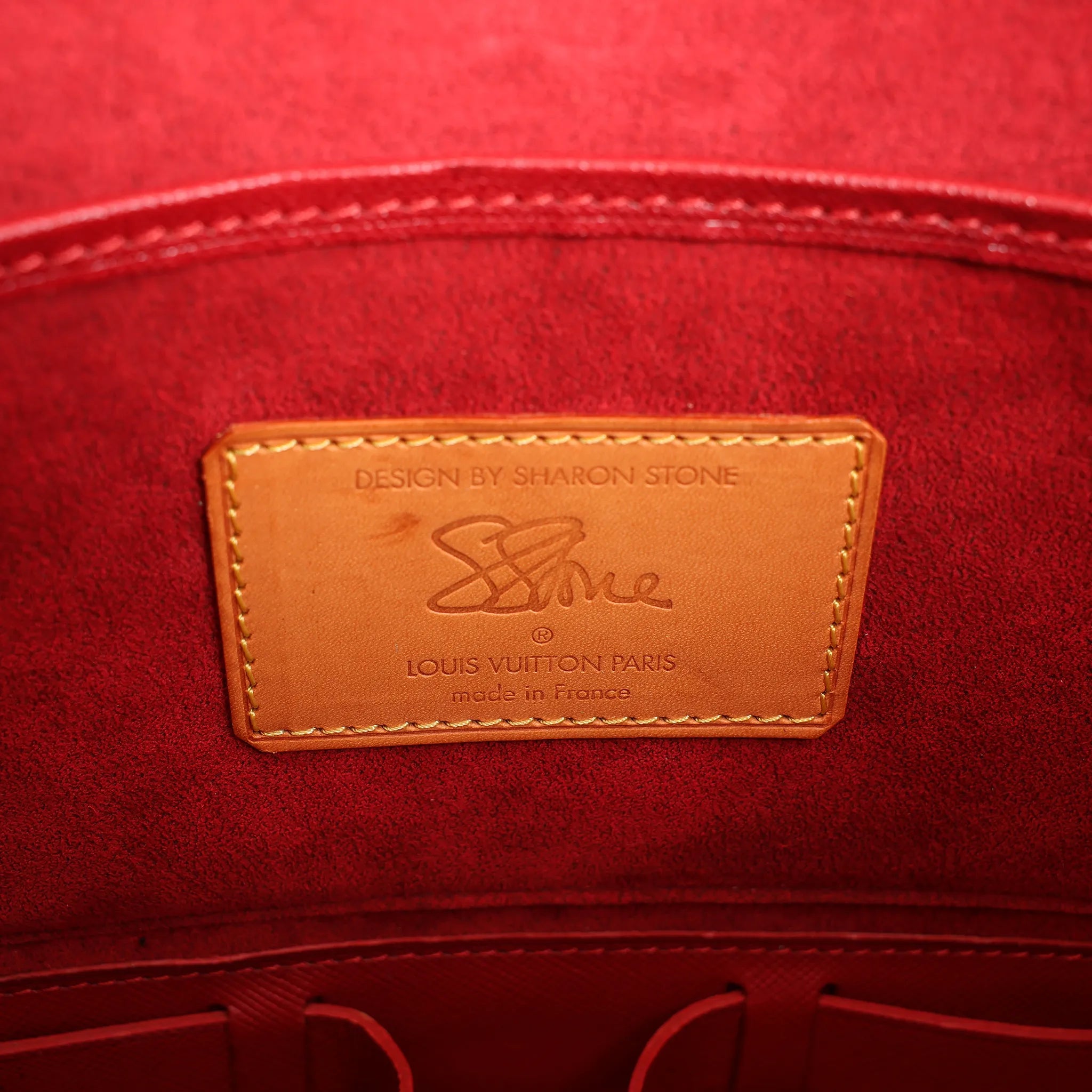 Louis Vuitton Sharon Stone AMFAR Vanity Three Monogram Canvas Shoulder Bag in Brown M47275