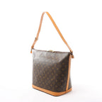 Louis Vuitton Sharon Stone AMFAR Vanity Three Monogram Canvas Shoulder Bag in Brown M47275