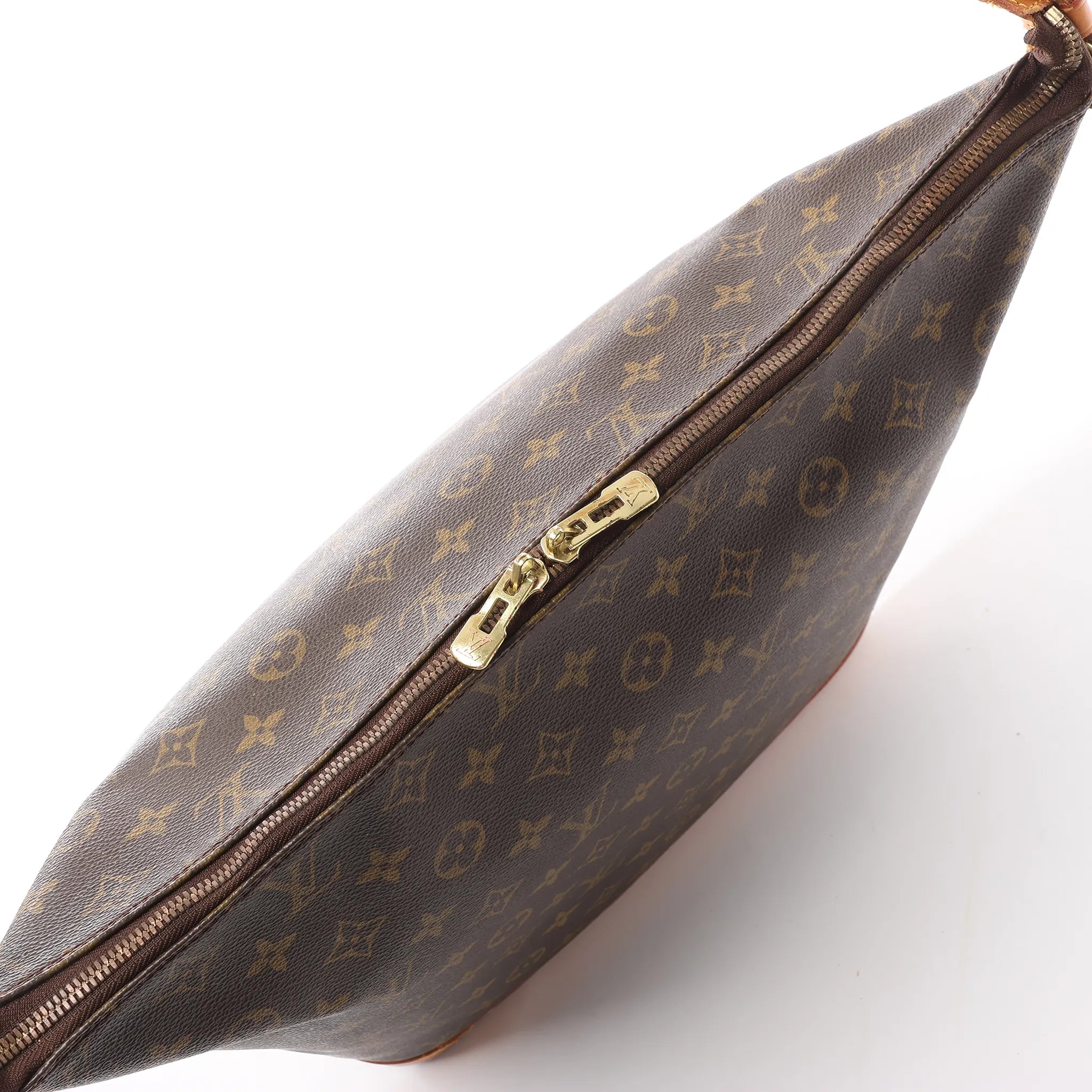 Louis Vuitton Sharon Stone AMFAR Vanity Three Monogram Canvas Shoulder Bag in Brown M47275