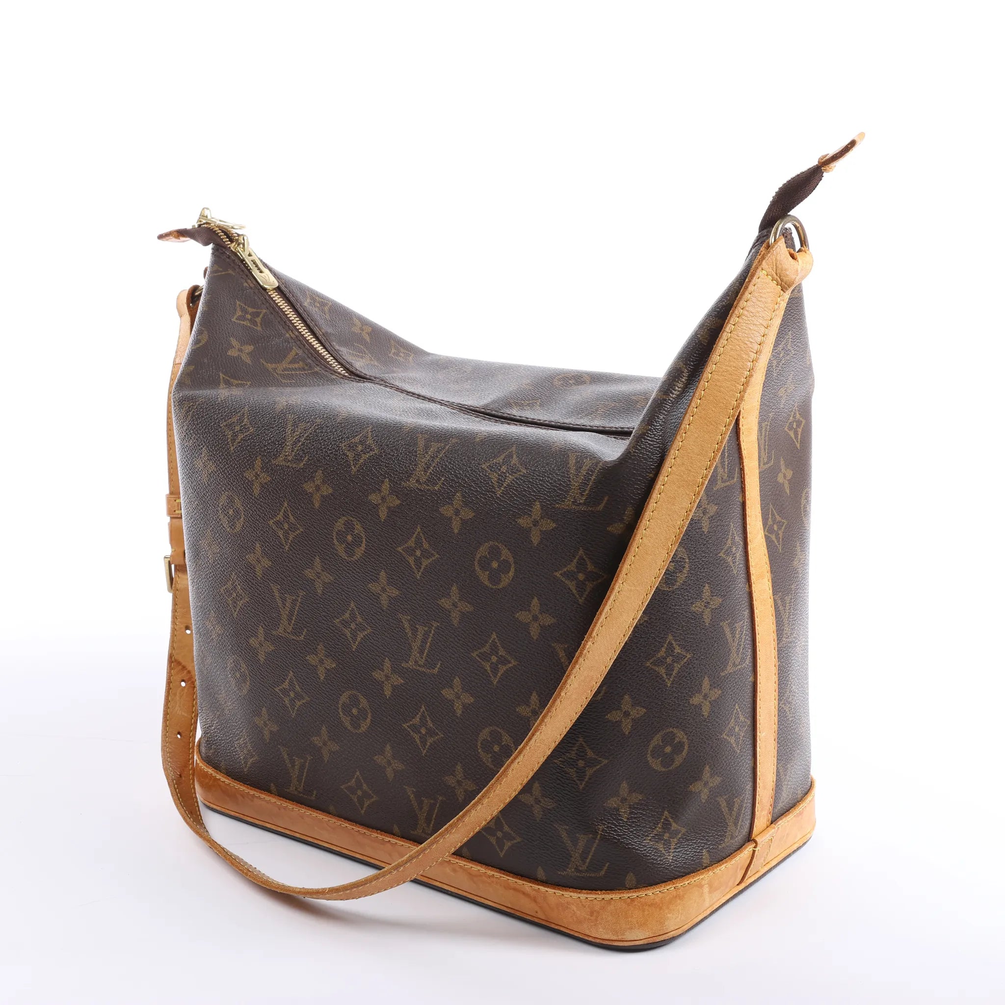 Louis Vuitton Amfar Vanity Three Monogram Canvas Shoulder Bag in Brown M47275