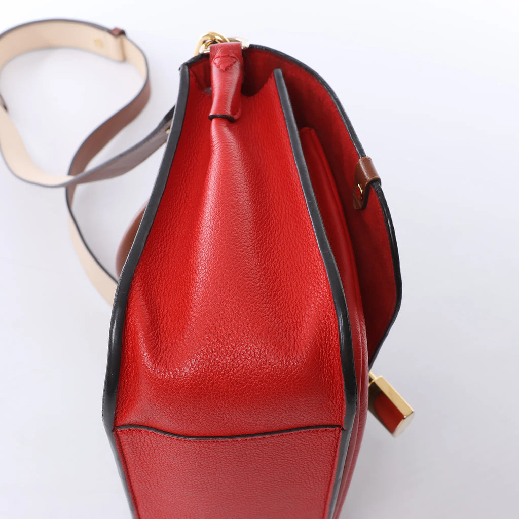 Louis Vuitton Vaugirard PM Monogram in Brown x Red M44548