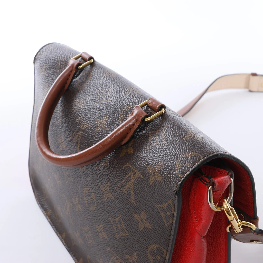 Louis Vuitton Vaugirard PM Monogram in Brown x Red M44548