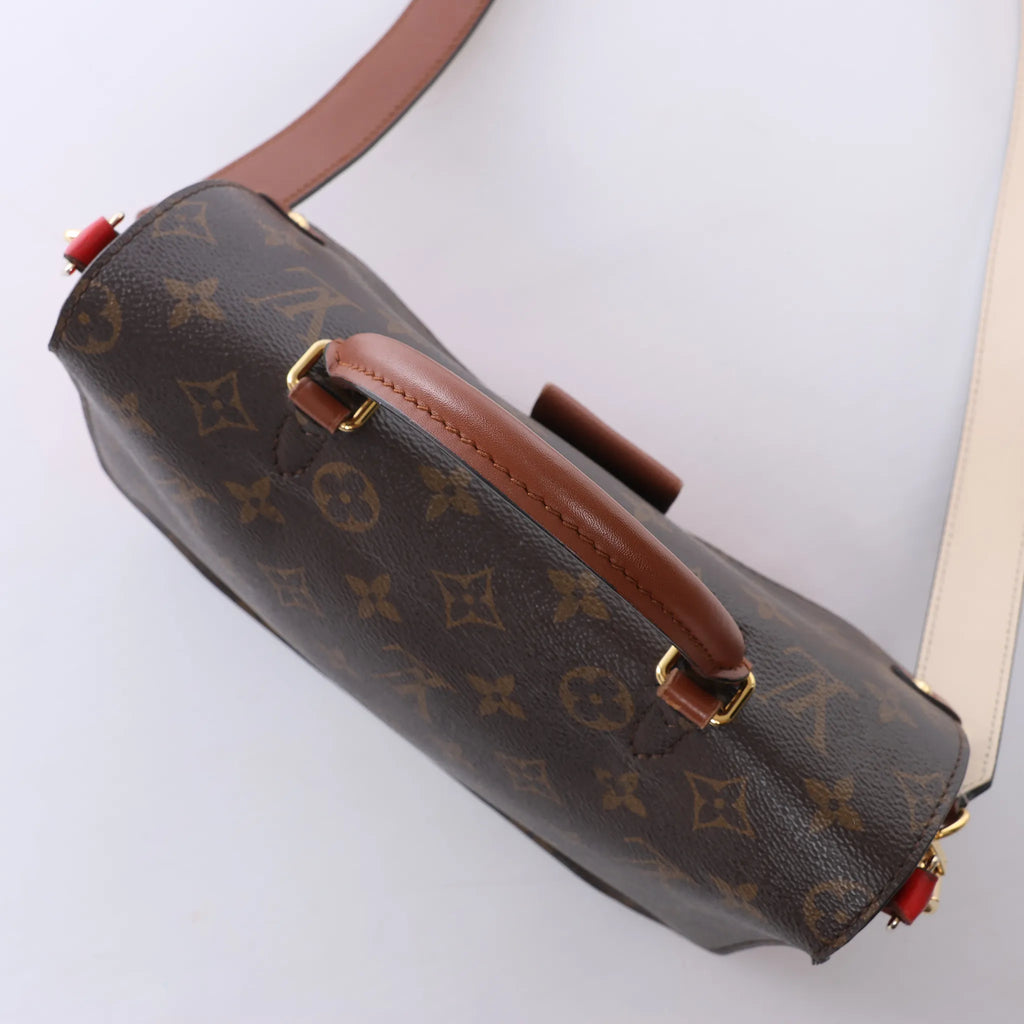 Louis Vuitton Vaugirard PM Monogram in Brown x Red M44548