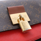 Louis Vuitton Vaugirard PM Monogram in Brown x Red M44548