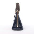 Louis Vuitton Alma BB Monogram Canvas and Vernis Leather Handbag in Navy M54705
