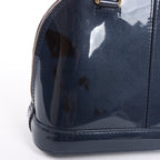 Louis Vuitton Alma BB Monogram Canvas and Vernis Leather Handbag in Navy M54705