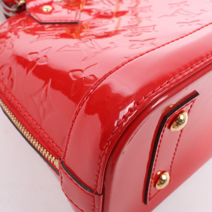Louis Vuitton Monogram Vernis Alma BB Handbag in Red M90174