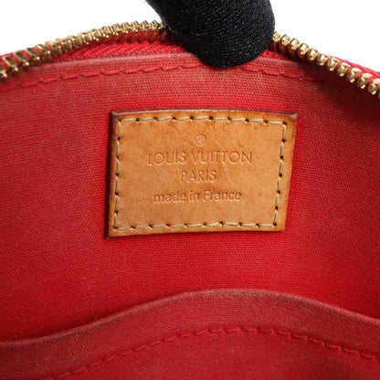 Louis Vuitton Monogram Vernis Alma BB Handbag in Red M90174