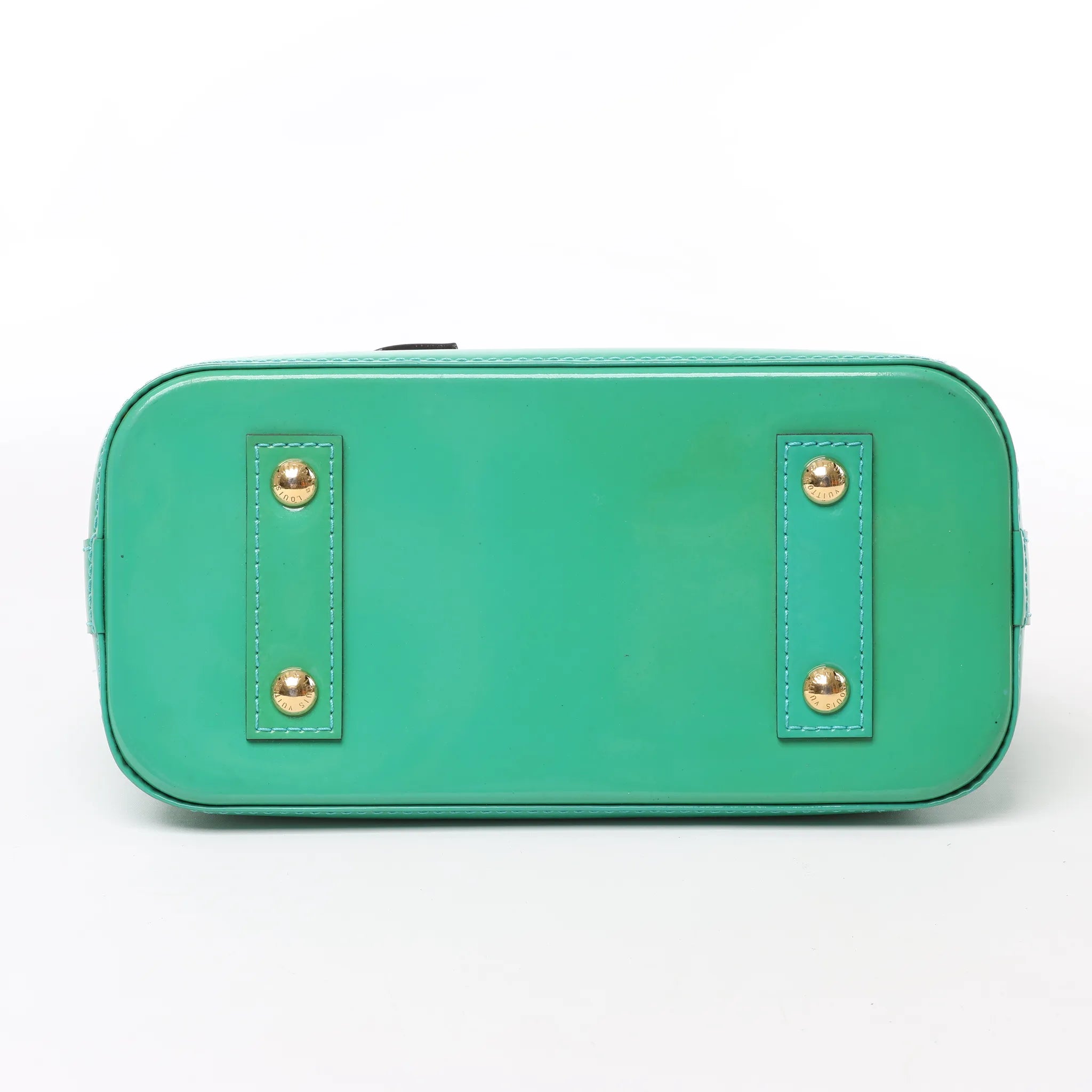 Louis Vuitton Monogram Vernis Alma BB Handbag in Green M90302