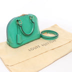Louis Vuitton Monogram Vernis Alma BB Handbag in Green M90302