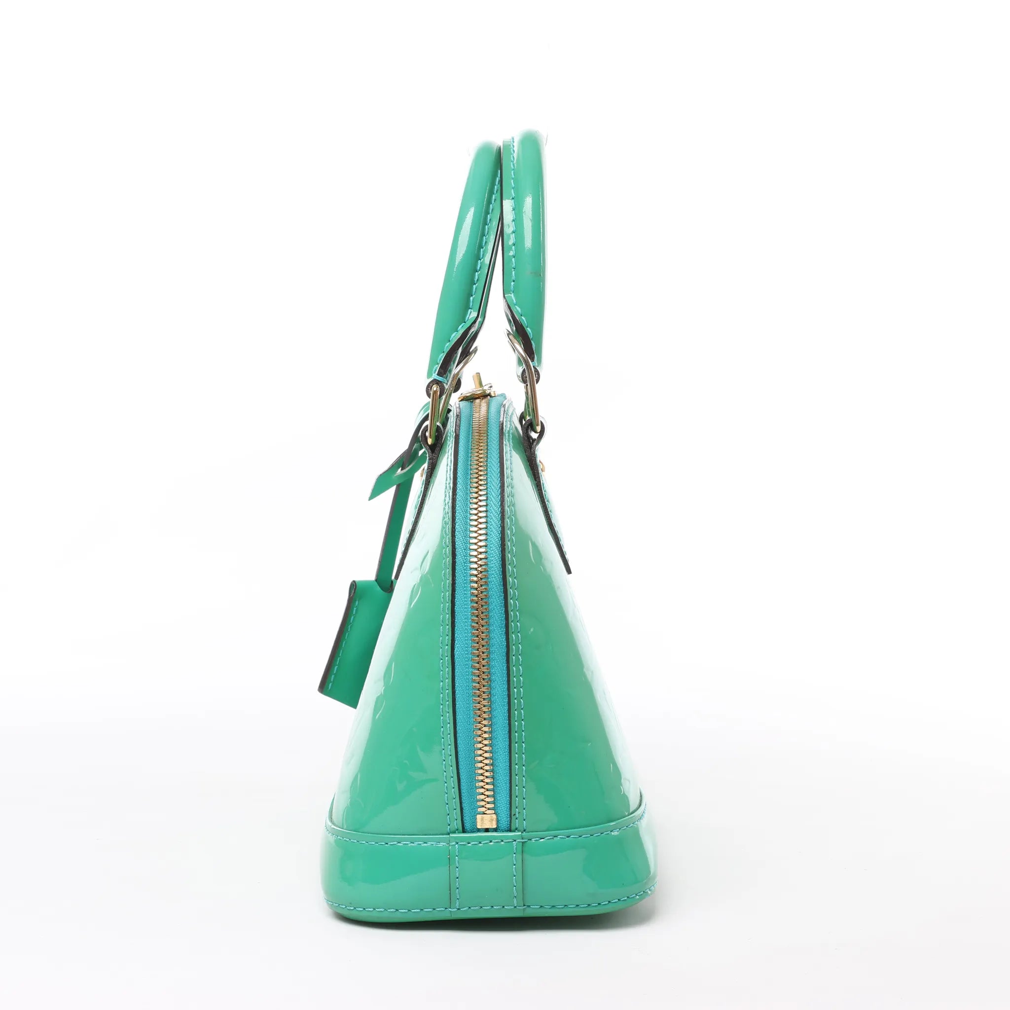 Louis Vuitton Monogram Vernis Alma BB Handbag in Green M90302