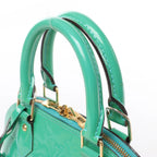 Louis Vuitton Monogram Vernis Alma BB Handbag in Green M90302