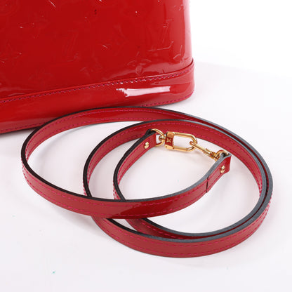 Louis Vuitton Monogram Vernis Alma BB Handbag in Red M91606