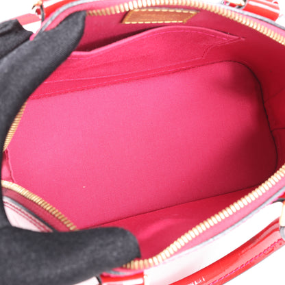 Louis Vuitton Monogram Vernis Alma BB Handbag in Red M91606