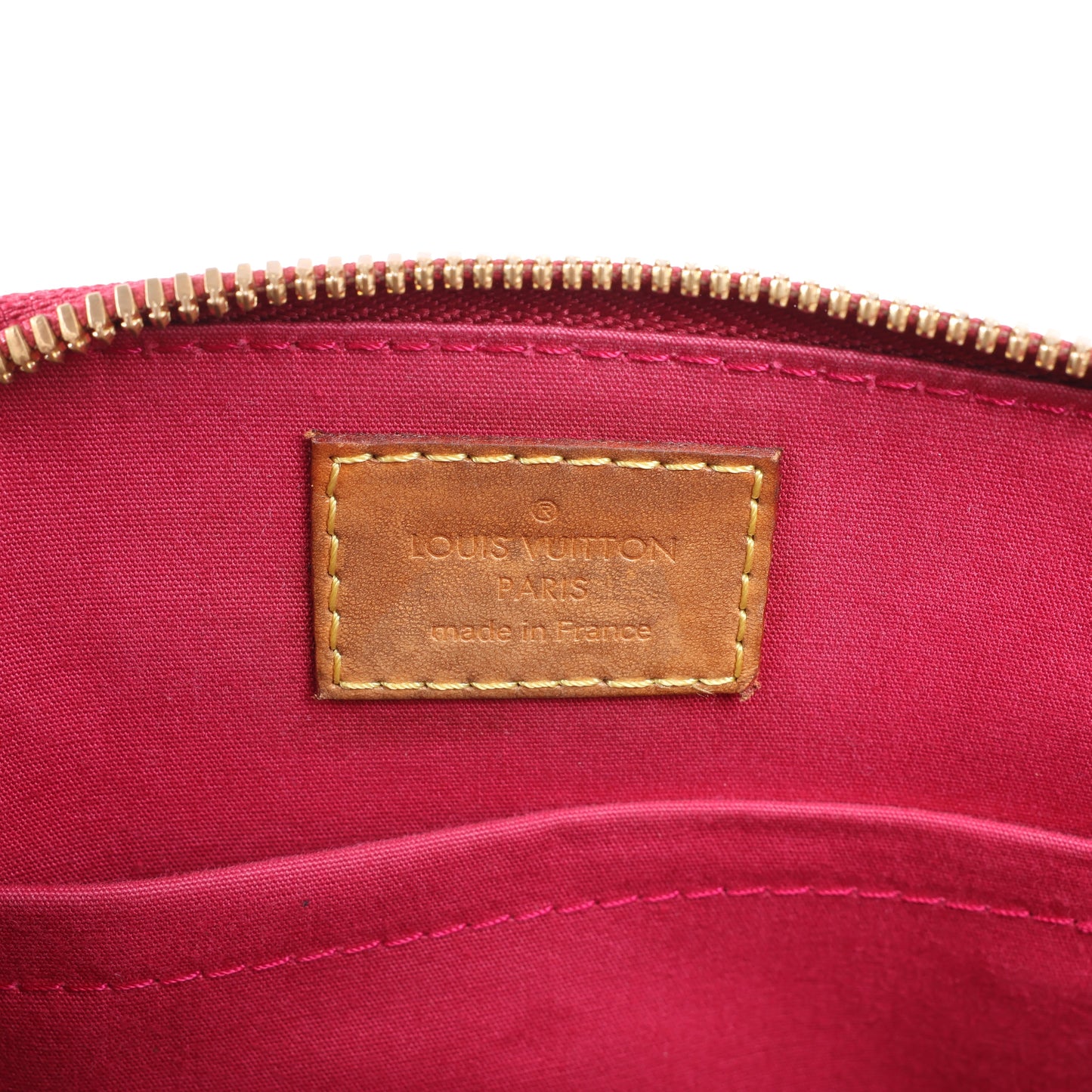 Louis Vuitton Monogram Vernis Alma BB Handbag in Red M91606