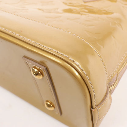 Louis Vuitton Monogram Vernis Alma BB Handbag in Gold M91752
