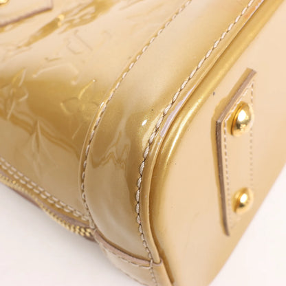 Louis Vuitton Monogram Vernis Alma BB Handbag in Gold M91752