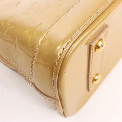 Louis Vuitton Monogram Vernis Alma BB Handbag in Gold M91752