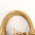 Louis Vuitton Monogram Vernis Alma BB Handbag in Gold M91752