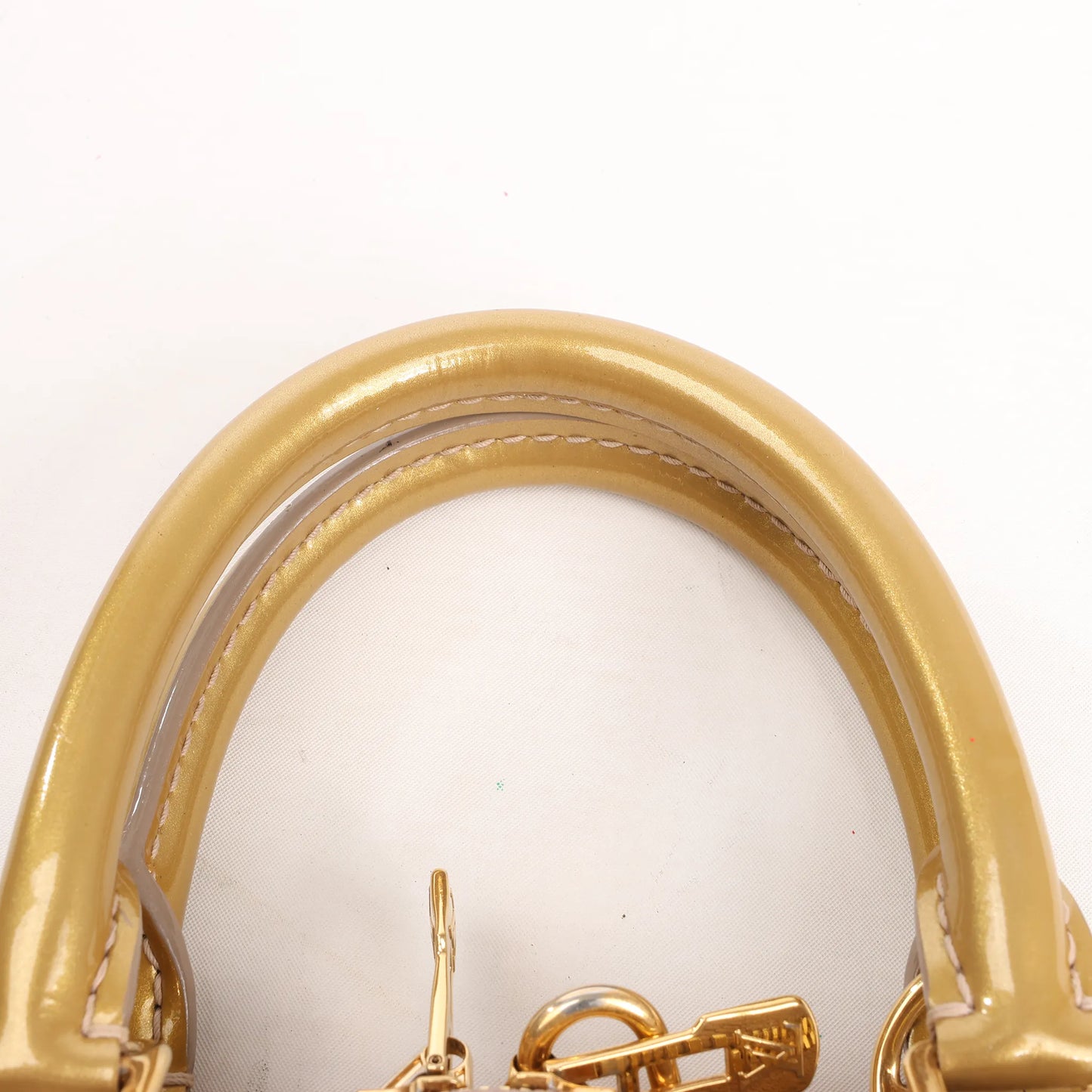 Louis Vuitton Monogram Vernis Alma BB Handbag in Gold M91752