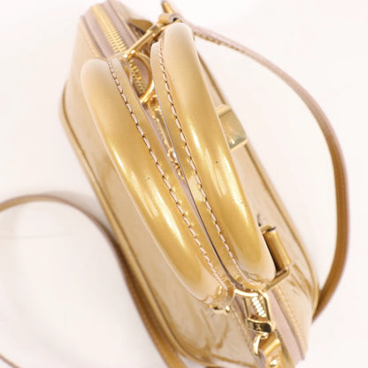 Louis Vuitton Monogram Vernis Alma BB Handbag in Gold M91752