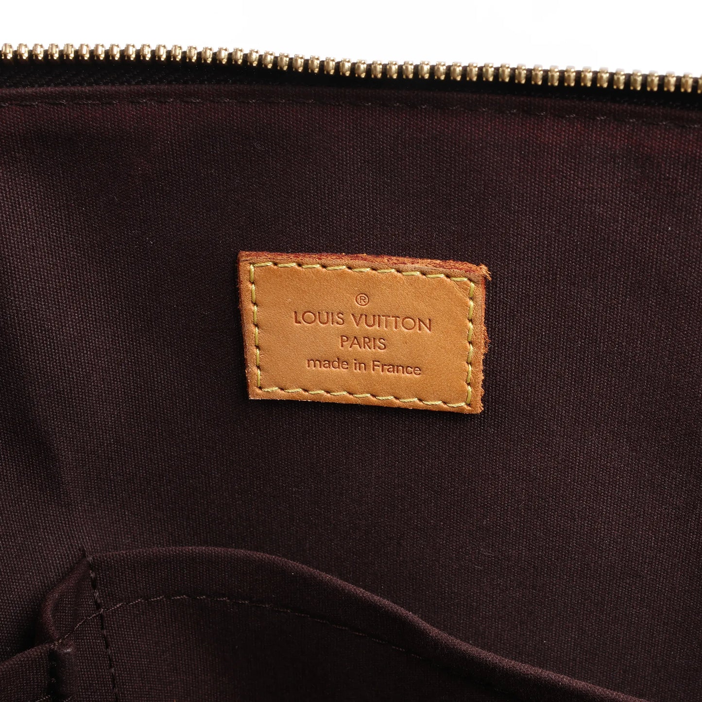 Louis Vuitton Vernis Alma GM Sac à main en Amarante M91687