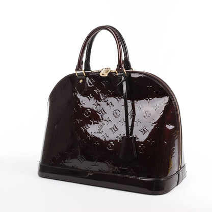 Louis Vuitton Vernis Alma GM Sac à main en Amarante M91687