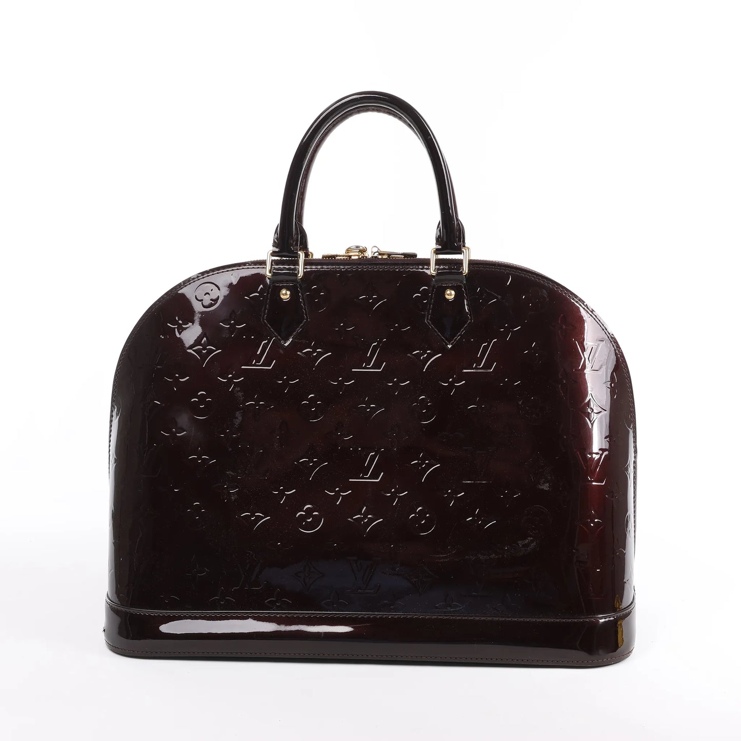 Louis Vuitton Vernis Alma GM Sac à main en Amarante M91687