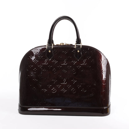 Louis Vuitton Vernis Alma GM Sac à main en Amarante M91687