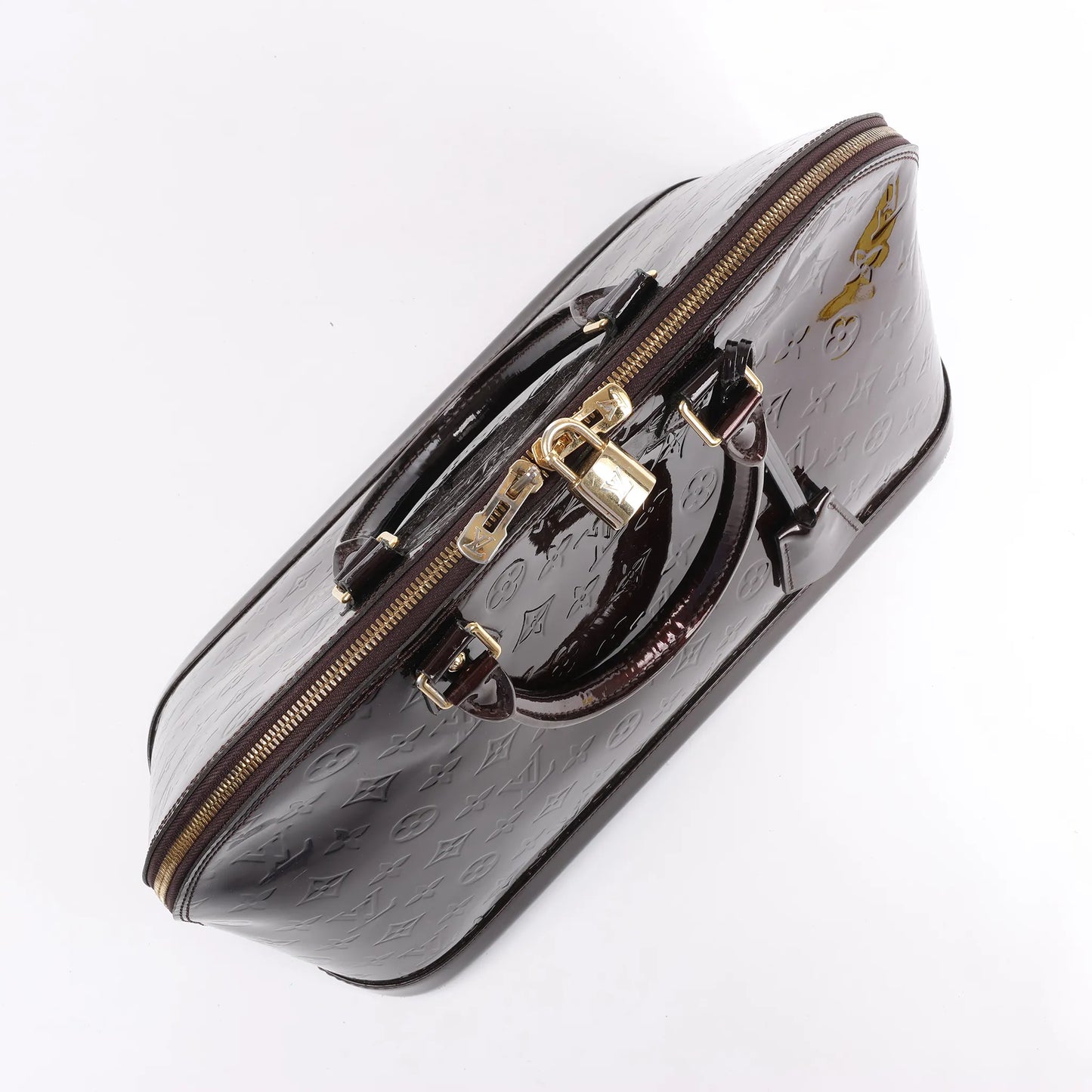 Louis Vuitton Vernis Alma GM Sac à main en Amarante M91687