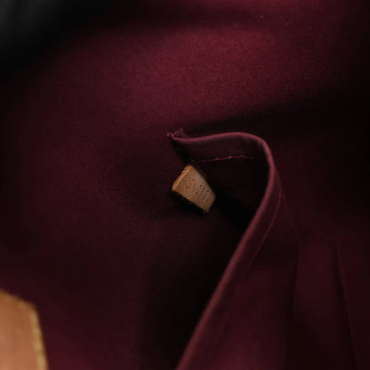 Louis Vuitton Vernis Alma GM Handbag in Burgundy M91687