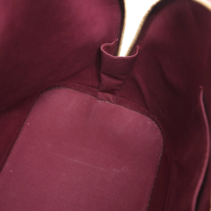 Louis Vuitton Vernis Alma GM Handbag in Burgundy M91687