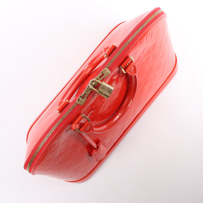 Louis Vuitton Vernis Alma GM Handbag in Red M91693