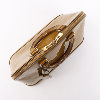 Louis Vuitton Vernis Alma Handbag in Olive M91582