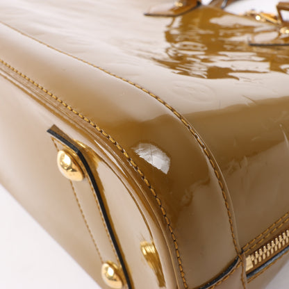 Louis Vuitton Vernis Alma Handbag in Olive M91582