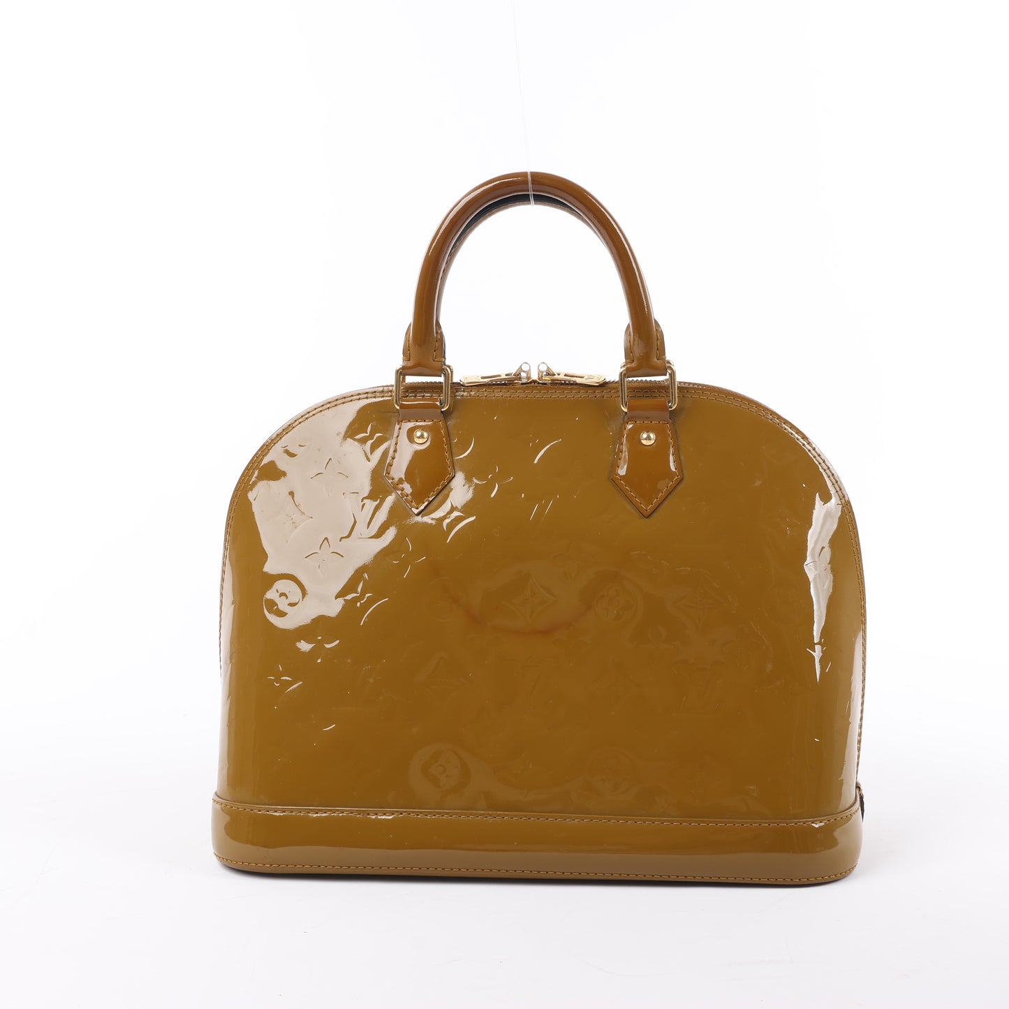Louis Vuitton Vernis Alma Handbag in Olive M91582