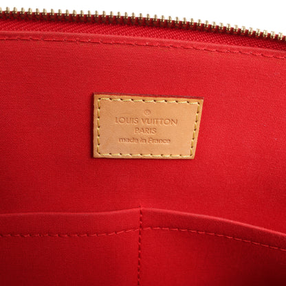 LOUIS VUITTON Vernis Alma PM Handbag in Red M90096