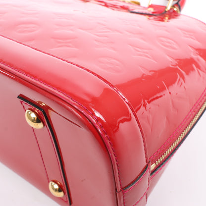 LOUIS VUITTON Vernis Alma PM Handbag in Red M91770