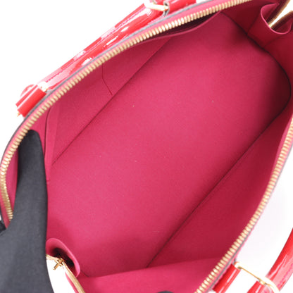 LOUIS VUITTON Vernis Alma PM Handbag in Red M91770